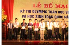 HS Trường THPT Chuyên Đại học Vinh đạt giải cao trong kỳ thi Olympic Toán học học sinh, sinh viên toàn quốc năm 2016